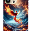 iPhone 14 Pro Silikon Kılıf Anka Bulutlar