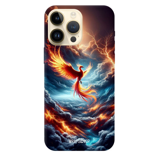 iPhone 15 Pro Max Silikon Kılıf Anka Bulutlar