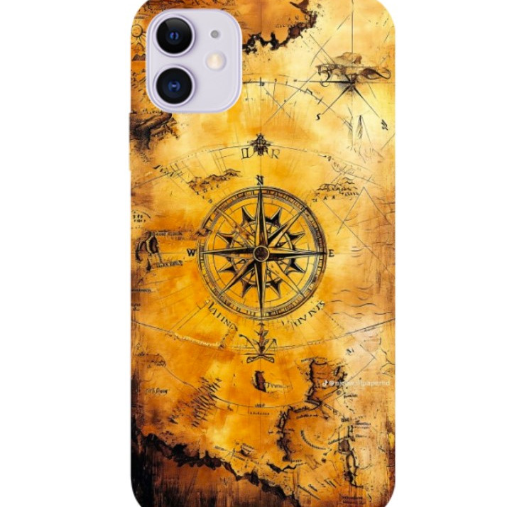 iPhone 11 Silikon Kılıf Harita