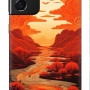 Samsung Galaxy A53 Silikon Kılıf Kızıl Canvas
