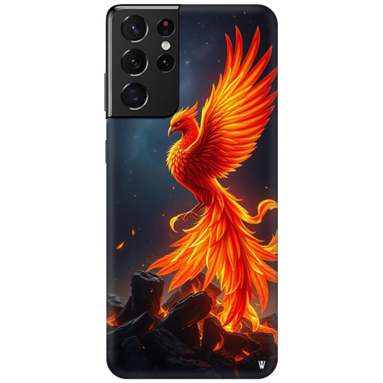 Samsung Galaxy A31 Silikon Kılıf Anka Ateş Samsung Galaxy A31 Silikon Kılıf Anka Ateş