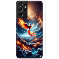 Samsung Galaxy A23 Silikon Kılıf Anka Bulutlar