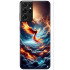 Samsung Galaxy S20 Plus Silikon Kılıf Anka Bulutlar