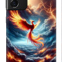Samsung Galaxy Note 20 Silikon Kılıf Anka Bulutlar