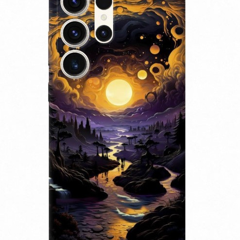 Samsung Galaxy S20 Ultra Silikon Kılıf Fantasy Art