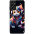 Samsung Galaxy A32 Silikon Kılıf Kedi W