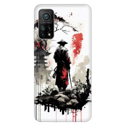 Xiaomi 11 Lite Silikon Kılıf Samurai Siyah Beyaz