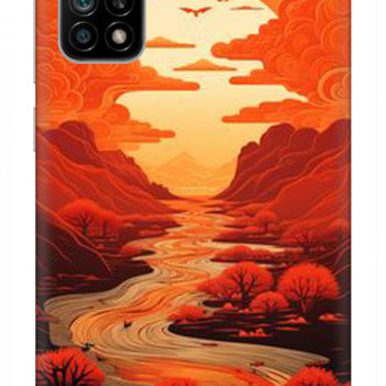 Xiaomi 12 Lite Silikon Kılıf Kızıl Canvas
