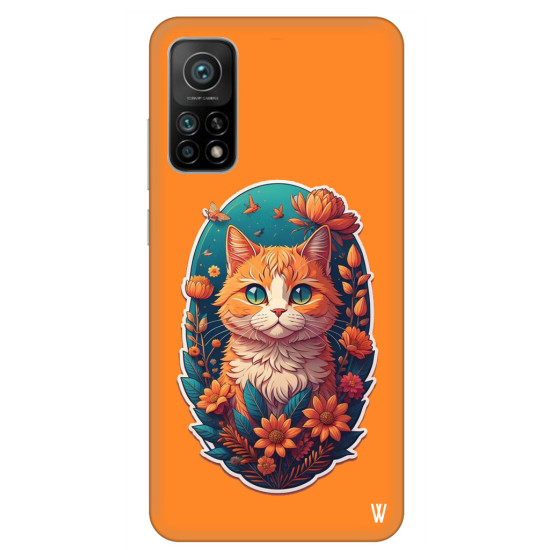 Redmi Note 13 Pro Plus Silikon Kılıf Turuncu Kedi