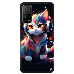 Xiaomi 11 Lite Silikon Kılıf Kedi W
