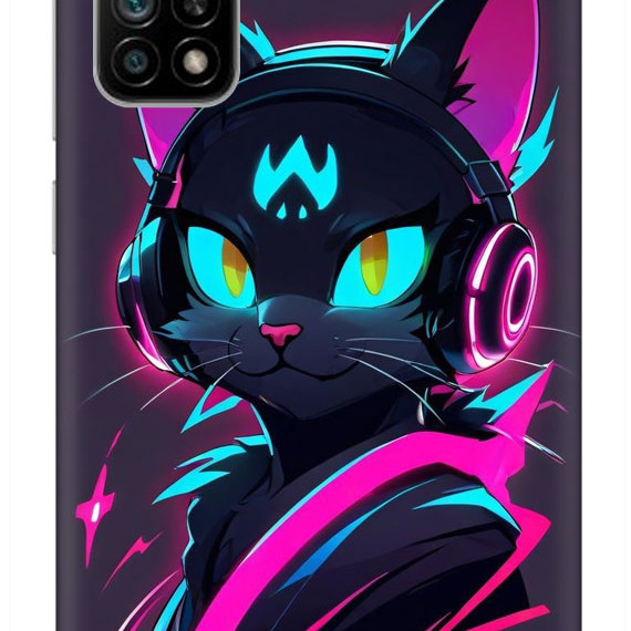 Redmi Note 12 Pro 5G Silikon Kılıf Black Cat