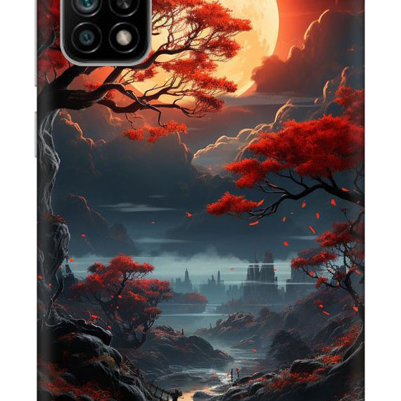 Xiaomi 13 Silikon Kılıf Kızıl G&uuml;n Batımı