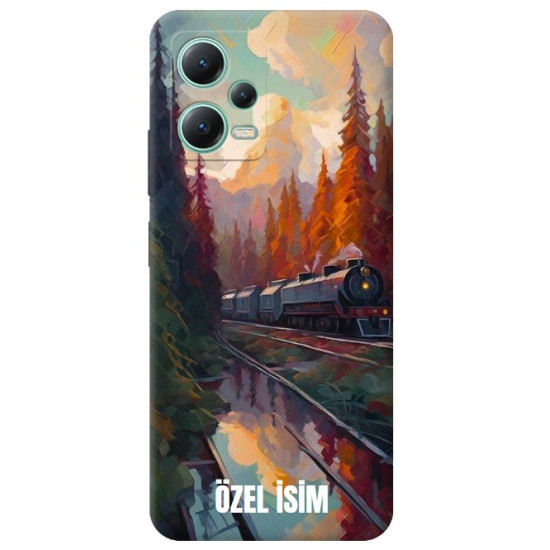 Redmi Note 12 Pro 5G Silikon Kılıf Canvas Tren