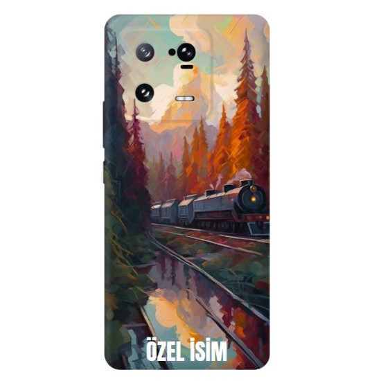Xiaomi 13T / 13T Pro Silikon Kılıf Canvas Tren Xiaomi 13T / 13T Pro Silikon Kılıf Canvas Tren