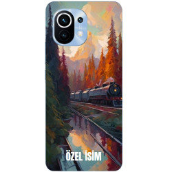 Xiaomi 11 Silikon Kılıf Canvas Tren Xiaomi 11 Silikon Kılıf Canvas Tren