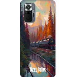 Redmi Note 10 Pro Silikon Kılıf Canvas Tren
