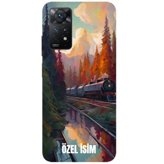 Redmi Note 12 Pro 4G Silikon Kılıf Canvas Tren