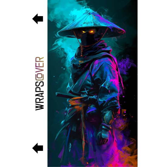 Cartoon Grafitty Samurai