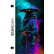 Cartoon Grafitty Samurai